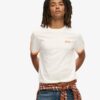T-shirt rayé rétro avec logo Essential T-shirt rayé rétro avec logo Essential