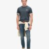T-shirt rayé rétro avec logo Essential T-shirt rayé rétro avec logo Essential
