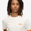 T-shirt rayé rétro avec logo Essential T-shirt rayé rétro avec logo Essential
