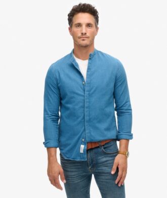 The Merchant Store – Chemise Henley Indigo