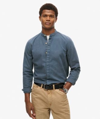The Merchant Store – Chemise Henley indigo