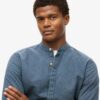 The Merchant Store – Chemise Henley indigo The Merchant Store – Chemise Henley indigo
