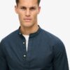The Merchant Store – Chemise Henley indigo The Merchant Store – Chemise Henley indigo