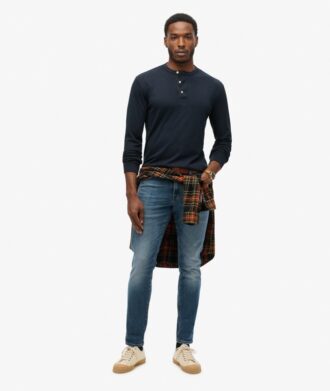 The Merchant Store – T-shirt Henley en jersey The Merchant Store – T-shirt Henley en jersey