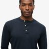 The Merchant Store – T-shirt Henley en jersey The Merchant Store – T-shirt Henley en jersey