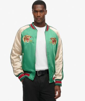 Veste aviateur brodée Sukajan