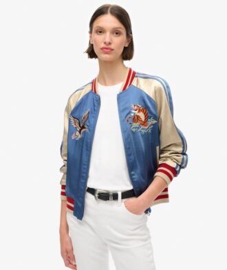 Veste aviateur brodée Sukajan