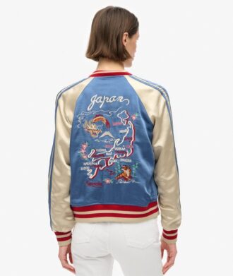 Veste aviateur brodée Sukajan