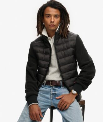 Veste bomber hybride en polaire Storm