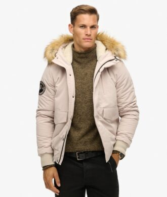 Veste bomber Puffer Everest à capuche