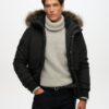 Veste bomber Puffer Everest à capuche Veste bomber Puffer Everest à capuche