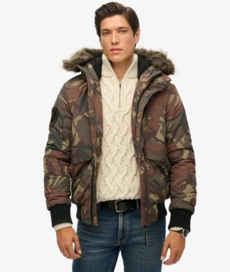 Veste bomber Puffer Everest à capuche