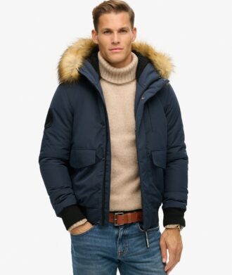 Veste bomber Puffer Everest à capuche