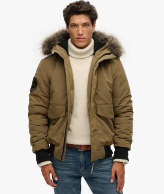 Veste bomber Puffer Everest à capuche