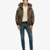 Veste bomber Puffer Everest à capuche Veste bomber Puffer Everest à capuche