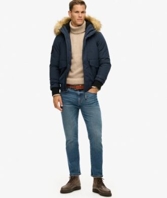 Veste bomber Puffer Everest à capuche