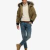 Veste bomber Puffer Everest à capuche Veste bomber Puffer Everest à capuche