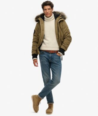 Veste bomber Puffer Everest à capuche