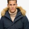 Veste bomber Puffer Everest à capuche Veste bomber Puffer Everest à capuche