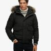 Veste bomber Puffer Everest à capuche Veste bomber Puffer Everest à capuche