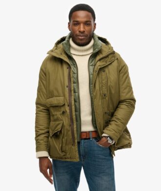 Veste de pont Hooded doublée en coton