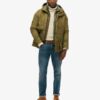 Veste de pont Hooded doublée en coton Veste de pont Hooded doublée en coton