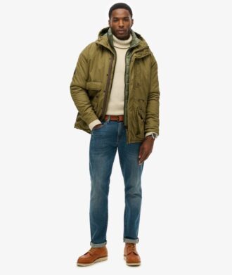Veste de pont Hooded doublée en coton