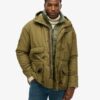 Veste de pont Hooded doublée en coton Veste de pont Hooded doublée en coton