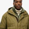 Veste de pont Hooded doublée en coton Veste de pont Hooded doublée en coton