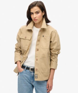 Veste de travail brodée