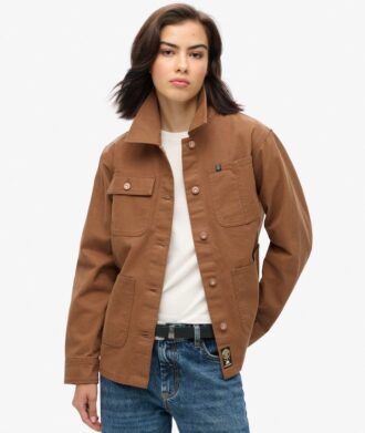 Veste de travail brodée