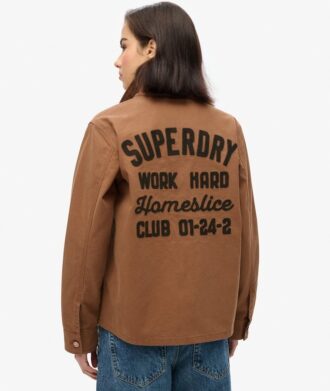 Veste de travail brodée