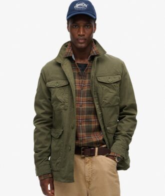 Veste légère brodée de style militaire M65