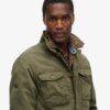 Veste légère brodée de style militaire M65 Veste légère brodée de style militaire M65