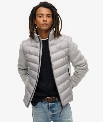 Veste matelassée hybride en tricot Storm
