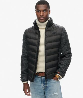 Veste matelassée hybride en tricot Storm