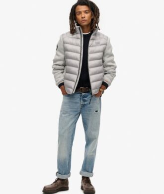 Veste matelassée hybride en tricot Storm