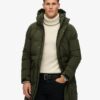 Veste matelassée longue à capuche Hooded Veste matelassée longue à capuche Hooded