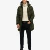 Veste matelassée longue à capuche Hooded Veste matelassée longue à capuche Hooded