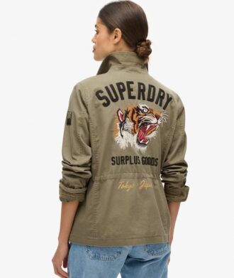 Veste militaire M65 brodée