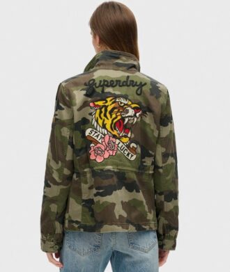 Veste militaire M65 brodée