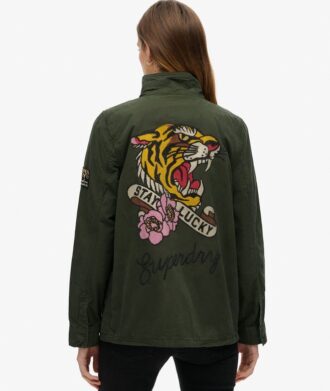 Veste militaire M65 embellie