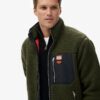 Veste polaire Borg rétro Vintage Veste polaire Borg rétro Vintage